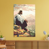 Toile Jésus prie pour Jérusalem (Insitu(Salon))