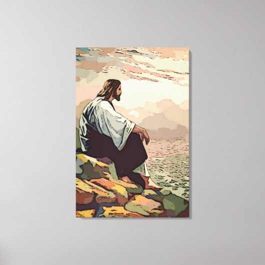 Toile Jésus prie pour Jérusalem (Recto)