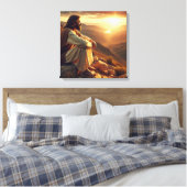 Toile Jésus prie sur la montagne 2 (Insitu(Chambre))