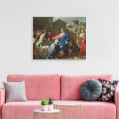Toile Jésus ressuscitant le Fils de la veuve de Naim (Insitu(Salon))