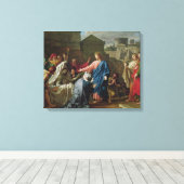 Toile Jésus ressuscitant le Fils de la veuve de Naim (Insitu (Plancher de Bois))