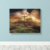 TOILE JÉSUS SUR LA CROIX (Insitu (Plancher de Bois))