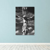 Toile Jésus sur la croix (Insitu (Plancher de Bois))
