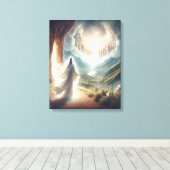 Toile Jésus victorieux à la Porte du Ciel (Insitu (Plancher de Bois))