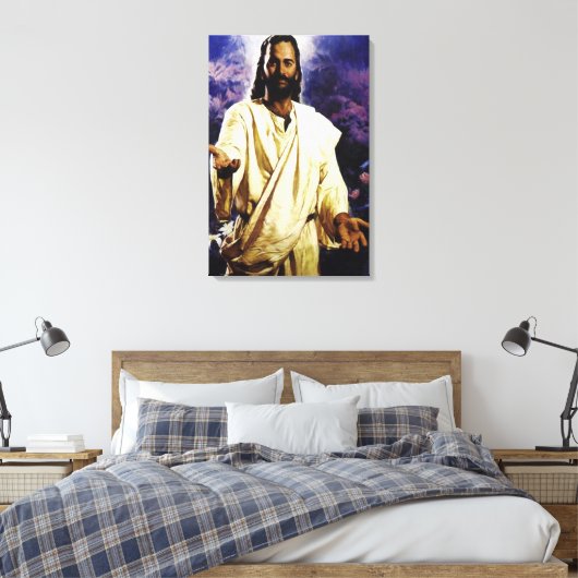 Toile Jésus vous salue (Insitu(Chambre))