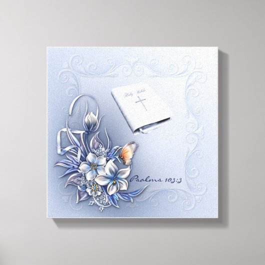 Toile Jésus Word Premium Emballée (Gloss) (Recto)