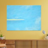 Toile Jet filant à travers le ciel (Insitu(Salon))