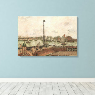 Toile Jetée des pilotes, Le Havre, Brumeux par Camille P