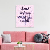 Toile Jeter De La Génialité Autour De Confetti (Insitu(Salon))
