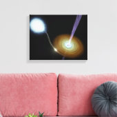 Toile Jets de matériel fuyant (Insitu(Salon))