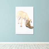 Toile jeu, amical, curiosité (Insitu (Plancher de Bois))