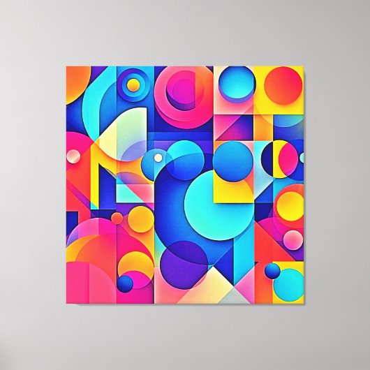 Toile Jeu de forme dynamique (Recto)