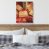 Toile Jeu de Loto Dauphin inventé par Louis XIV (Insitu(Chambre))