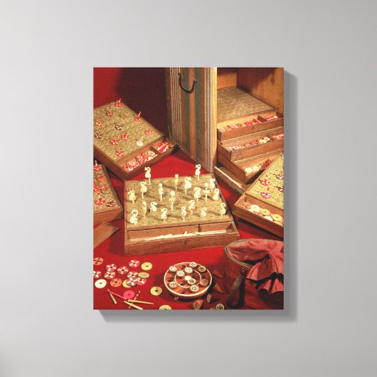 Toile Jeu de Loto Dauphin inventé par Louis XIV (Recto)