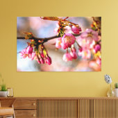 Toile Jeu de lumière et d'ombre sur les pétales de fleur (Insitu(Salon))