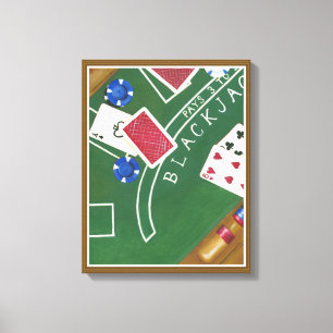 Toile Jeu de nerf de boeuf avec des puces par Chariklia