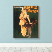 Toile Jeu d'enchères du diable éternel de Yale (Insitu (Plancher de Bois))