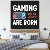 Toile jeu où les légendes naissent (Insitu(Chambre))