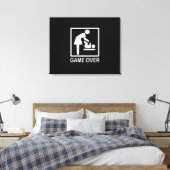 Toile Jeu sur maman Signal humoristique (Insitu(Chambre))