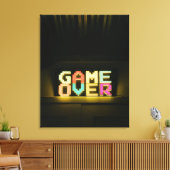 Toile Jeu sur mignon Pixel Art Pixel Arts Easy De (Insitu(Salon))