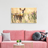 Toile Jeune cerf de chevreuil dans le pré (Insitu(Salon))