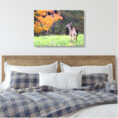 Toile Jeune Cerf en Automne (Insitu(Chambre))
