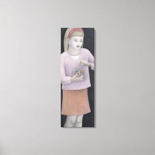 Toile Jeune fille avec des douceurs 2007