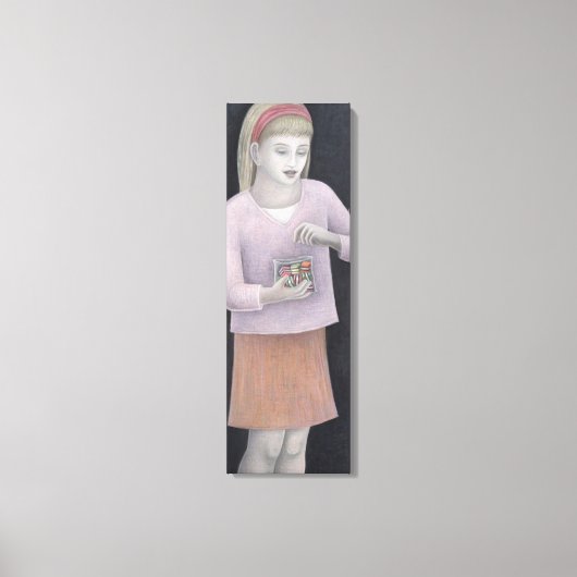 Toile Jeune fille avec des douceurs 2007 (Recto)