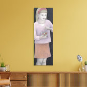 Toile Jeune fille avec des douceurs 2007 (Insitu(Salon))