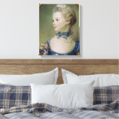 Toile Jeune fille avec un chat (Insitu(Chambre))
