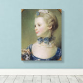 Toile Jeune fille avec un chat (Insitu (Plancher de Bois))