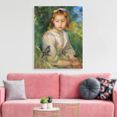 Toile Jeune fille avec un oiseau (par Berthe Morisot) (Insitu(Salon))