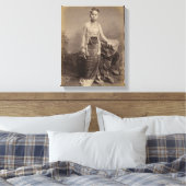 Toile Jeune fille birmane, vers 1875 (Insitu(Chambre))