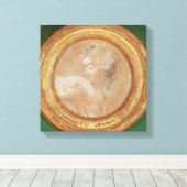 Toile Jeune fille qui pisse son sein (Insitu (Plancher de Bois))