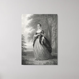 Toile Jeune Martha Washington 1863