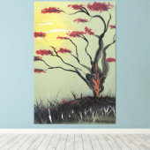 Toile Jeune pousse à la lumière du soleil (Insitu (Plancher de Bois))