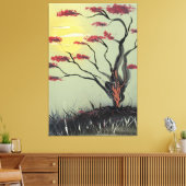 Toile Jeune pousse à la lumière du soleil (Insitu(Salon))