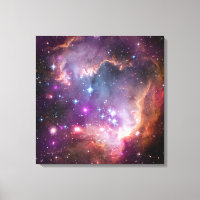 Jeunes Étoiles Dans Le Petit Nuage Magellanique.