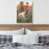Toile Jeunes filles cueillette Fleurs (Insitu(Chambre))