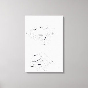 Toile Jeux de construction VF Monogramme Cube Dessin12 C