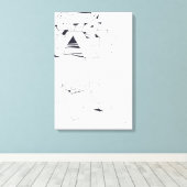 Toile Jeux du bâtiment AA Monogramme Dessin 11 Canvas (Insitu (Plancher de Bois))