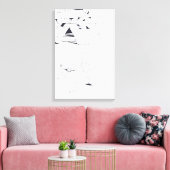 Toile Jeux du bâtiment AA Monogramme Dessin 11 Canvas (Insitu(Salon))