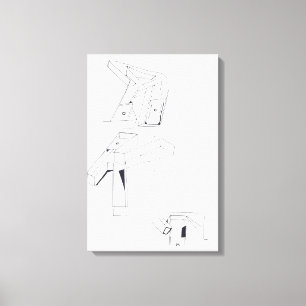 Toile Jeux du bâtiment K Monogramme Dessin 19 Canvas
