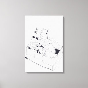 Toile Jeux du bâtiment Stacking Letters Dessin 17 C