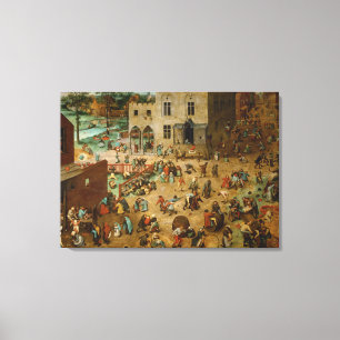 Toile Jeux pour enfants par Pieter Bruegel l'Ancien