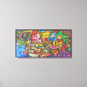 Toile J'existe par Squid Fear City (2.5)