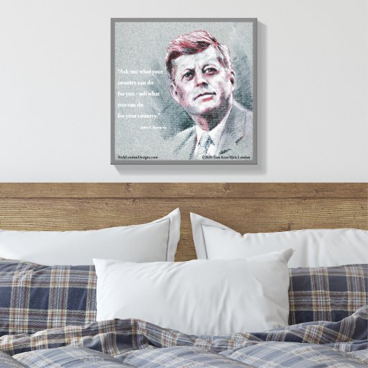 Toile JFK et devis (Insitu(Chambre))