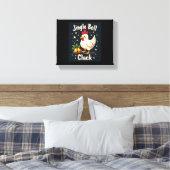 Toile Jingle Bell Cluck Chicken (Insitu(Chambre))