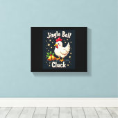 Toile Jingle Bell Cluck Chicken (Insitu (Plancher de Bois))