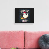 Toile Jingle Bell Cluck Chicken (Insitu(Salon))